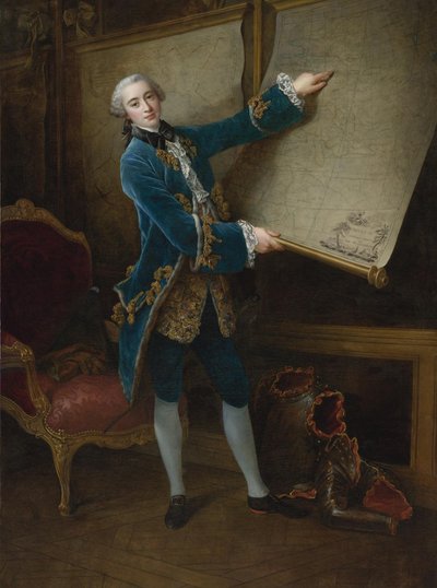 沃德勒伊孔德肖像1740-1817 作者 Francois Hubert Drouais