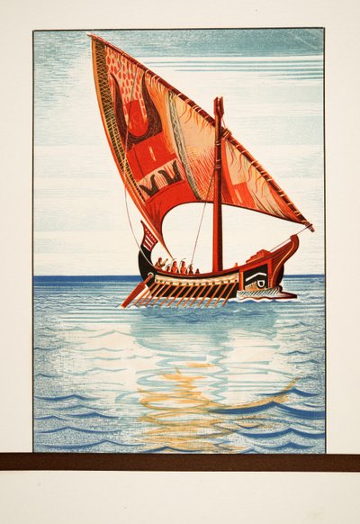 Argonauts, from Prométhée Enchaîné by Aeschylus, pub. 1941 (pochoir print) 作者 弗朗索瓦路易斯史密斯