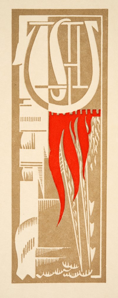 从Aeschylus，酒吧束缚的普罗米修斯的图示。 1941年（模版印刷） 作者 弗朗索瓦路易斯史密斯
