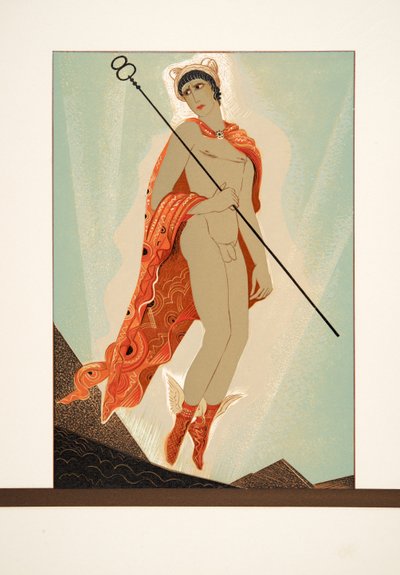 爱马仕，来自普罗米修斯，由Aeschylus主办，酒吧。 1941年（模版印刷） 作者 弗朗索瓦路易斯史密斯
