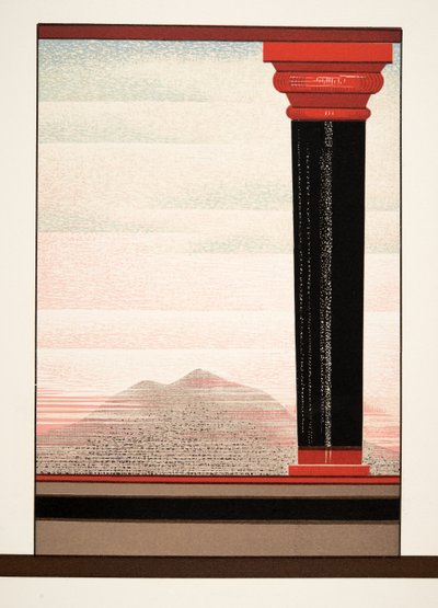 来自普罗米修斯的插图由Aeschylus，酒吧束缚。 1941年（模版印刷） 作者 弗朗索瓦路易斯史密斯
