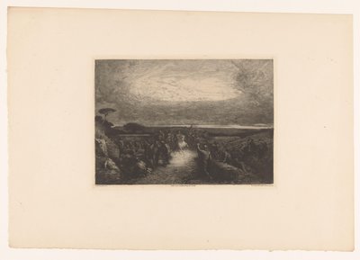 骑手在人群中的风景
Dans les campagnes de Rome（物上标题） 作者 弗朗索瓦·尼古拉斯·奇夫拉特