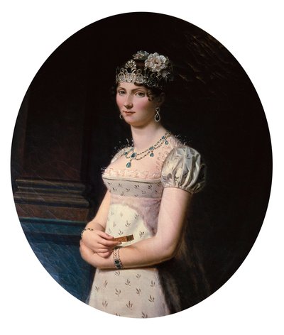 Portrait of Stephanie de Beauharnais 作者 弗朗索瓦·帕斯卡·西蒙（后）杰拉德