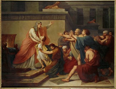 约瑟被兄弟们认出（布面油画） 作者 弗朗索瓦·帕斯卡·西蒙·巴伦·杰拉德