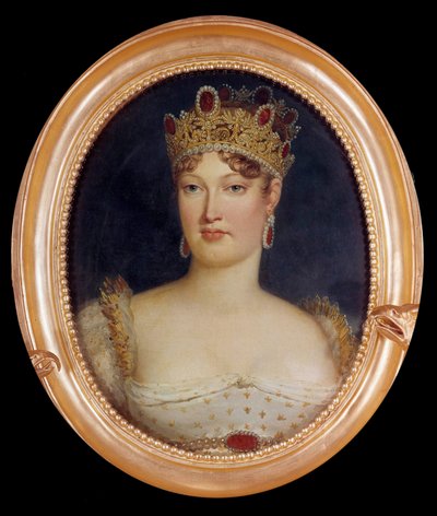 Impress Marie-Louise (Habsburg Lorraine 的 Marie Louise) 的奖章肖像 作者 弗朗索瓦·帕斯卡尔·西蒙·杰拉德男爵