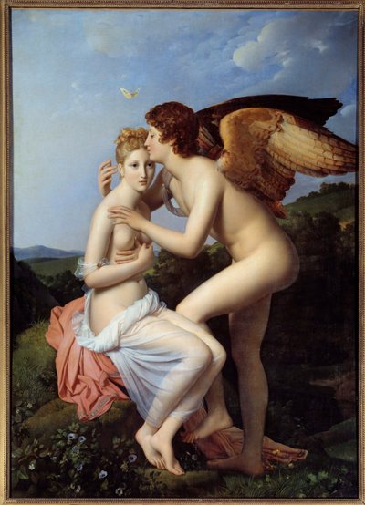 Psyche and Love 画作：Francois Gerard (1770-1837) 1798年 太阳。1,86x1,32 m 作者 弗朗索瓦·帕斯卡尔·西蒙·杰拉德男爵