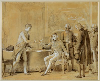 法国与罗马教廷签署条约 作者 弗朗索瓦·帕斯卡·西蒙·巴伦·杰拉德