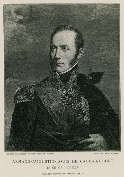 Caulaincourt的Armand-Augustin-Louis 作者 弗朗索瓦·帕斯卡·西蒙·杰拉德