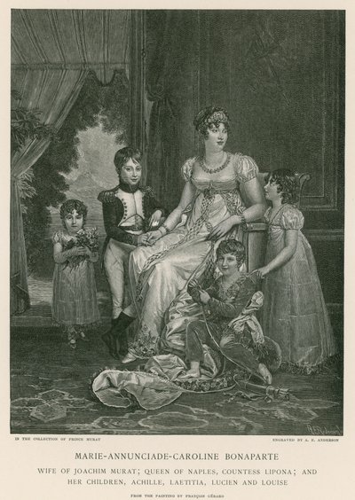 Marie-Annunciade-Caroline Bonaparte 作者 弗朗索瓦·帕斯卡·西蒙·杰拉德