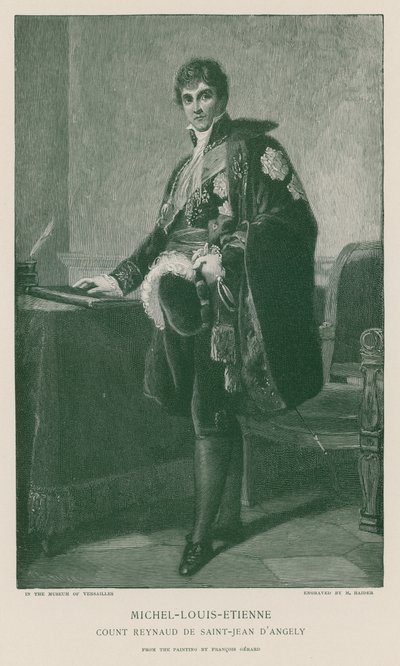 Michel-Louis-Etienne，Saint-Jean d&39;Angely的Reynaud伯爵 作者 弗朗索瓦·帕斯卡·西蒙·杰拉德