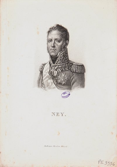 Marshal Michel Ney的肖像，1814年 作者 弗朗索瓦·帕斯卡·西蒙·杰拉德