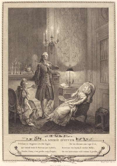 冬季晚会 作者 Francois Robert Ingouf after Sigmund Freudenberger