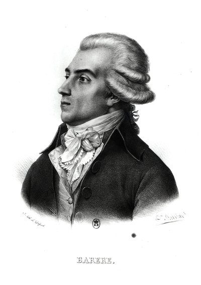 Bertrand Barere de Vieuzac（1755-1841）（雕刻）（bw照片） 作者 Francois Seraphin Delpech