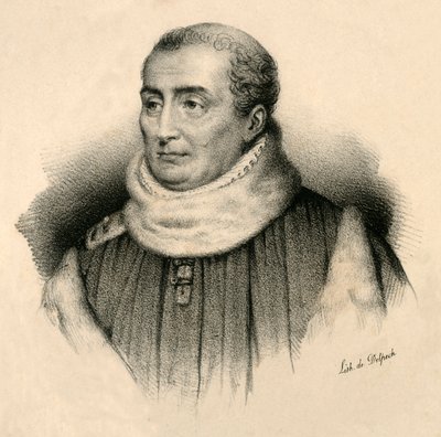 克里斯托弗·德·图（Christophe de Thou），1508-1582年，c1830。 作者 弗朗索瓦·塞拉芬·德尔佩奇