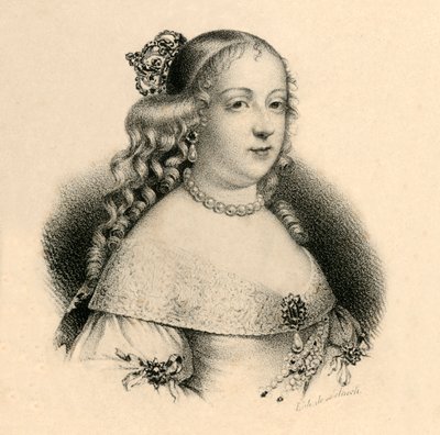 玛丽·特里斯·达特里希（Marie Therese dAutriche），1717-1780，c1830。 作者 弗朗索瓦·塞拉芬·德尔佩奇