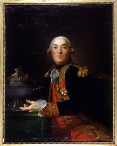 Georges Peville the Pelley 的肖像。 私掠者、海军军官、海军上将、海军部长。 弗朗索瓦 - Valentin Gazard 的画作。 老格兰维尔博物馆 作者 弗朗索瓦·瓦伦丁·加扎德
