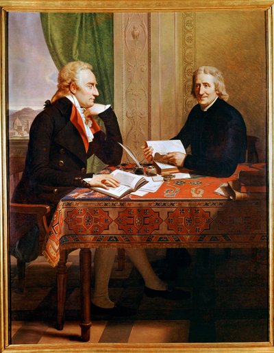Vittorio Alfieri 与 Abbe Tommaso Galuso（绘画） 作者 