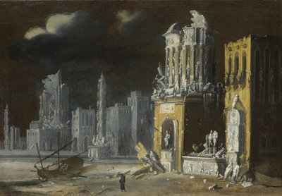 与圣奥古斯丁和儿童的奇妙遗迹，1623年 作者 Francois de Nome