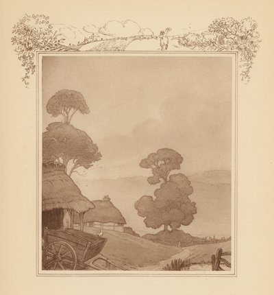 格雷的挽歌》插图（彩色石版画） 作者 弗兰克·亚当斯