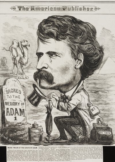 The American Publisher , published.1872年（石版画 作者 弗兰克·比尔德