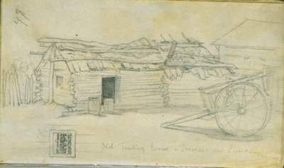 Old Trading House，Traverse des Sioux，1851 作者 弗兰克·布莱克威尔·梅耶