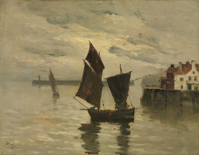 港湾风景，无日期。 作者 弗兰克·博格斯