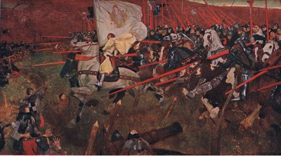 女仆，选自《卡塞尔英国人民史》，由韦弗利图书有限公司出版，约1940年（彩色平印）。 作者 弗兰克·克雷格