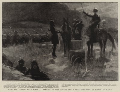 随着Kurram Field Force，一个Pack-Saddles的Rampart和一个在Hangu的Chevaux-de-Frize of Lance 作者 Frank Craig