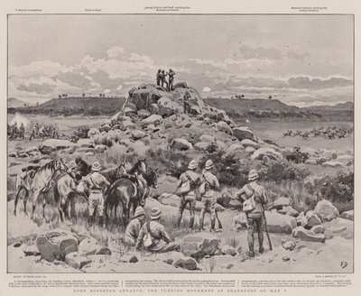 罗伯茨勋爵的进步，5月3日在Brandfort的转折运动 作者 Frank Dadd