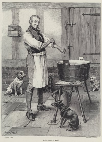 周六浴缸雕刻 作者 Frank Dadd