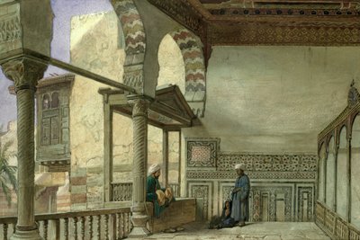 Memlook Radnau Bey&39;s House，开罗的凉廊 作者 弗兰克·狄龙