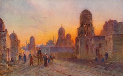 1906年，开罗，卡利普斯陵墓（c1850-1906）。 作者 弗兰克·狄龙