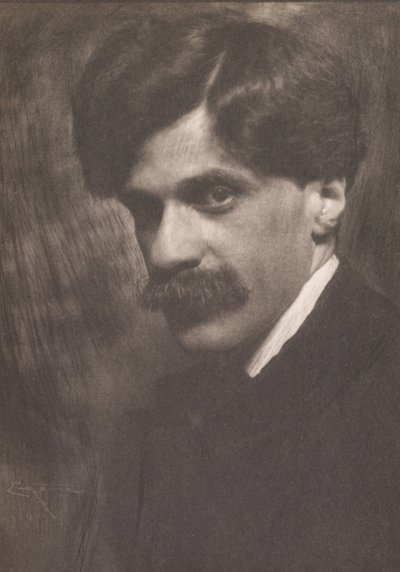 Alfred Stieglitz，1907年（铂金印刷） 作者 弗兰克·尤金