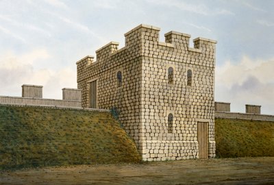 哈德良长城：班克斯东炮台，约2世纪，约1990-2010年 作者 弗兰克·加德纳