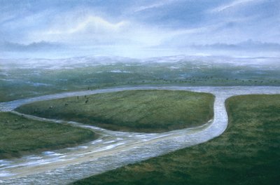 科尔尼河谷，英格兰南部，公元前8000年 作者 弗兰克·加德纳