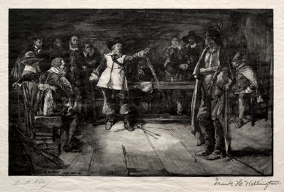 迈尔斯·斯坦迪什挑战赛，1887年。 作者 弗兰克·惠灵顿