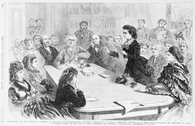 华盛顿特区司法委员会......，来自Frank Leslies Illustrated Newspaper，1871年 作者 弗兰克·莱斯利