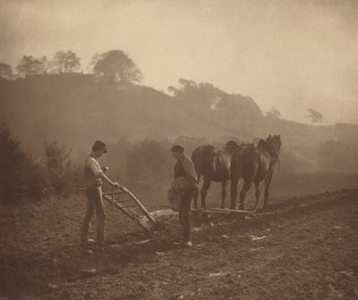 晚餐时间，约 1890 年（照片1890 年（照片） 作者 弗兰克·梅多·萨克利夫