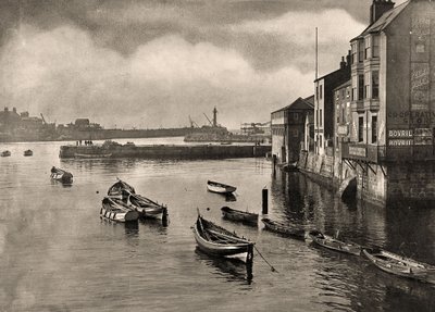 港口的看法，Whitby，北约克郡，c1889 作者 弗兰克·梅多·萨克利夫