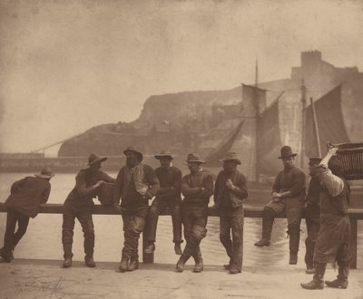 惠特比渔民，约 1885 年1885 年（照片） 作者 弗兰克·梅多·萨克利夫