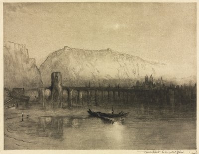Ehrenbreitstein 至科布伦茨，第 1 号 作者 约瑟夫·马洛德·威廉·特纳