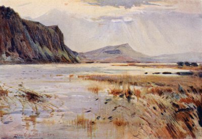 Crag Lough（彩色石版画） 作者 弗兰克·索斯盖特