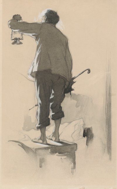 在无忧无虑的照明下探寻漏洞 作者 弗兰克·沃尔特·泰勒，1874-1921