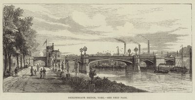 Skeldergate Bridge，约克 作者 弗兰克沃特金斯