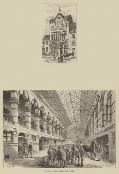 Walker&39;s Horse Repository，York 作者 弗兰克沃特金斯