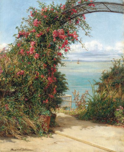 海边花园 作者 Frank William Warwick Topham