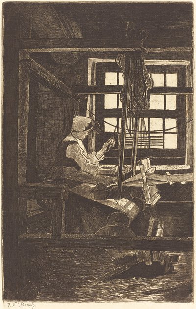 织工 (La Tisserande) 作者 弗朗索瓦·邦文