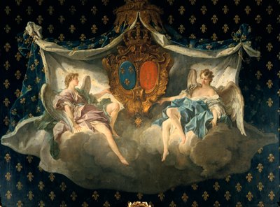 法国和纳瓦拉的寓言，1740年 作者 弗朗索瓦·布歇