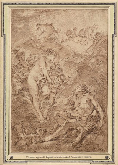 奥罗拉和塞法罗 作者 François Boucher