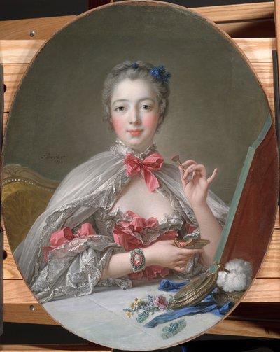 蓬巴杜夫人在她的厕所，1760年 作者 弗朗索瓦·布歇